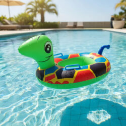 Flotador Con Piernitas Tortuga Multicolor Inflable