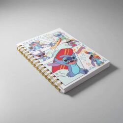 Cuaderno Stitch Tapa Dura Rayado 80 Hojas Blanco