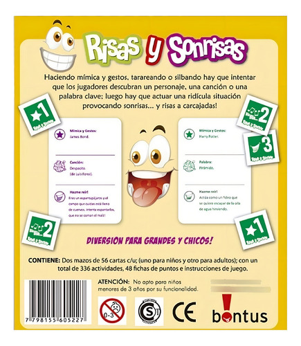 Juego De Mesa Risas Y Sonrisas Bontus 522 - Image 4