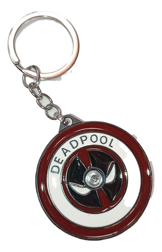 Llavero Metalico Dead Pool Deadpool Rojo - Imagen 3
