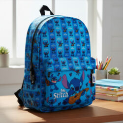 Mochila Espalda Stitch 16 Pulgadas 40cm Stich Azul Stitch