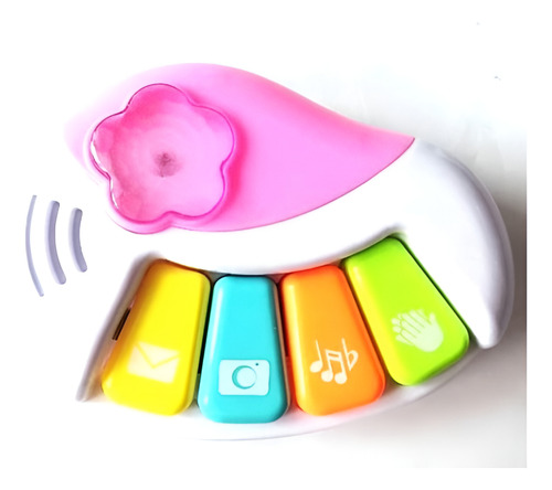 Mini Piano Musical Con Luz Para Bebes