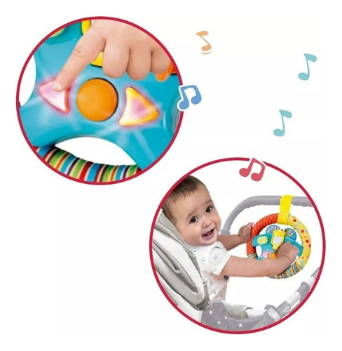 Volante Musical Con Sonidos Y Luces Winfun Para Bebes - Image 4