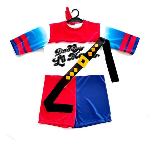 Disfraz Harley Quinn Batman Talle 1 3/4 Años Dc Comics Rojo 1