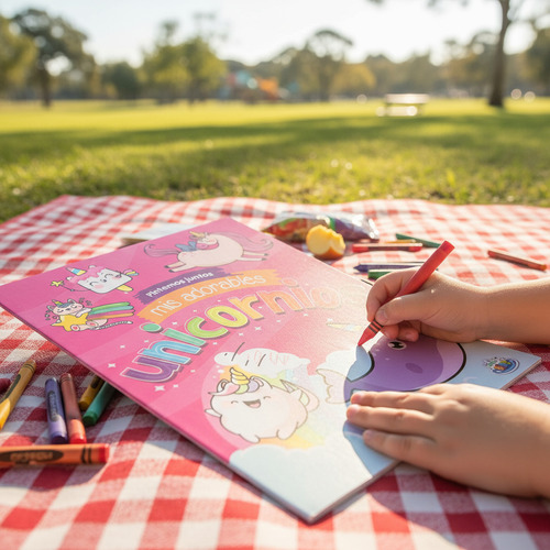 Libro Pintemos Juntos Mis Adorables Unicornios - Brainy Kids - Image 4