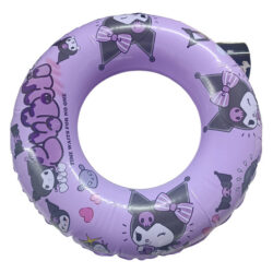Flotador Infable Anillo Hello Kitty O Kuromi 60cm Pileta Violeta-kuromi