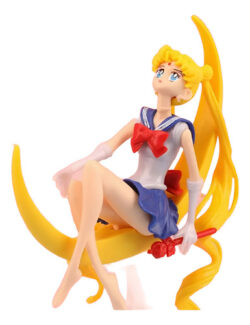 Sailor Moon Figura Sentada En La Luna