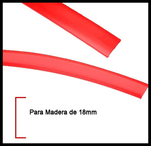 Tapacanto Flexible Rojo Para Arcade Y Muebles Local Envios - Image 3