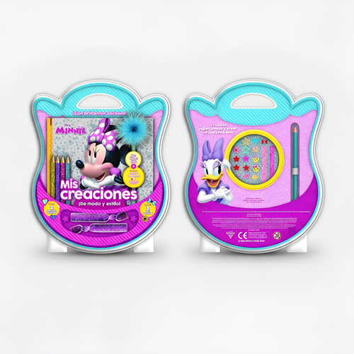 Mis Creaciones Set De Arte Minnie Mouse Stickers Libro Etc