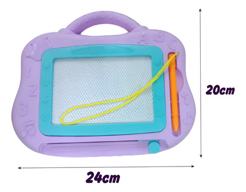 Pizarra Magica 4 Colores Kid Connection Lila - Image 4
