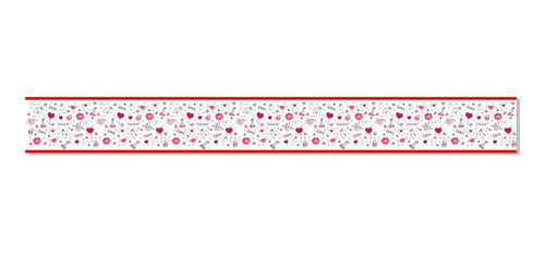 Mod-b7 Guardas Autoadhesivas Amor Corazones Pared X 10mts Varios
