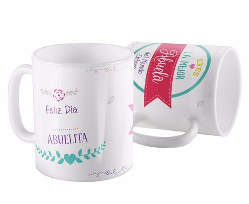 Taza Ceramica La Mejor Abuela Del Mundo