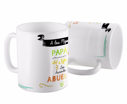 Taza A Los Mejores Papas Del Mundo Los Asciende A Abuelos