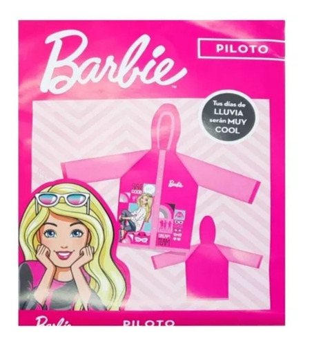 Piloto Impermeable Barbie Original Varios Talles Wabro - Imagen 7