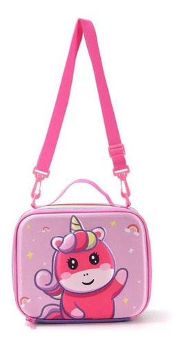 Lunchera Termica Termoformada Hello Kawaii Unicornio Rosa Unicornio Kawaii - Image 10