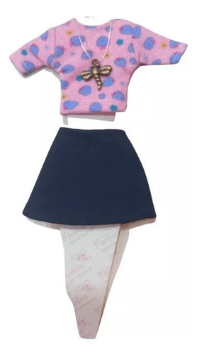 Ropa Para Muñeca De 29cm Sport Jean Remera Pollera Vestido - Imagen 22