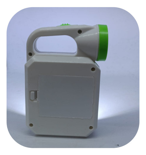 Linterna Led 2 Intensidades De Mano O Mesa Compacta Blanco Blanco - Imagen 5