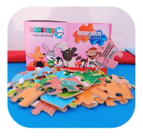 Puzzle Rompecabeza De Madera 24 Piezas Pack X 2 - Image 3