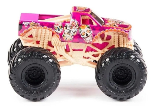 Monster Jam Grave Digger Vs Calavera Die Cast Metal Grave Digger Y Calavera Violeta - Image 4