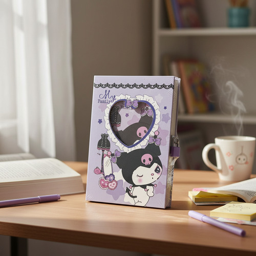 Diario Intimo Con Candado Hello Kitty O Kuromi En Caja Violeta Kuromi 25 - Image 6