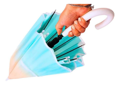 Paraguas Grande Colores Pastel En Degrade 120cm Colours - Image 8