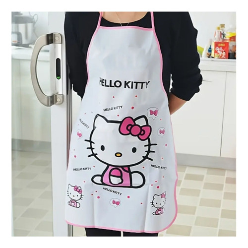Delantal De Cocina Hello Kitty Rosa Hello Kitty