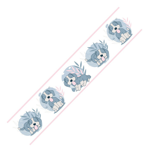 Mod-2 Guardas Perritos Autoadhesivas Decora Pared X 4.5mts - Imagen 5