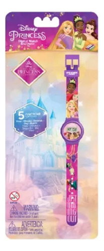 Reloj Digital Princesa Disney Original Dprj6 Violeta