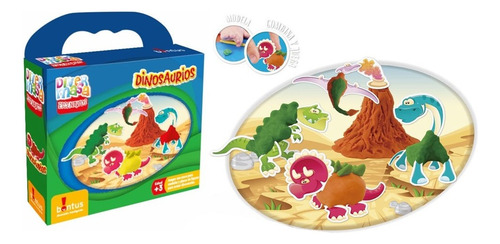Juego De Masa Diver Masa Dinosaurios Bontus Multicolor Multicolor - Image 4