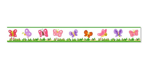 Mod-b32 Guardas Autoadhesivas Jardin Mariposas Pared 10mts Varios - Image 3
