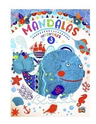 Libro Mandalas Infantiles Para Colorear Varios Modelos