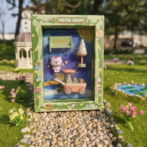 Meow Meow Set Carrito De Helados Gatito - Sweet Home Casita - Image 6