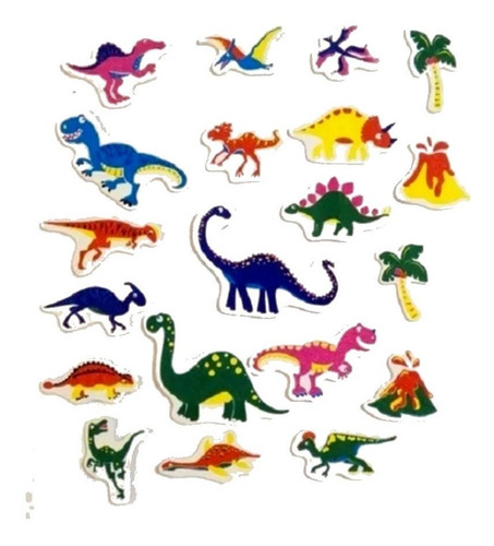 Dinosaurios Imantados Planz 12 Piezas De Goma Eva - Image 3