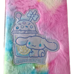 Cuaderno Con Tapa De Peluche Cinnamonroll Rayado Multicolor