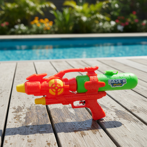 Pistola De Agua Base X Splash Mediana 38cm Multicolor - Imagen 3
