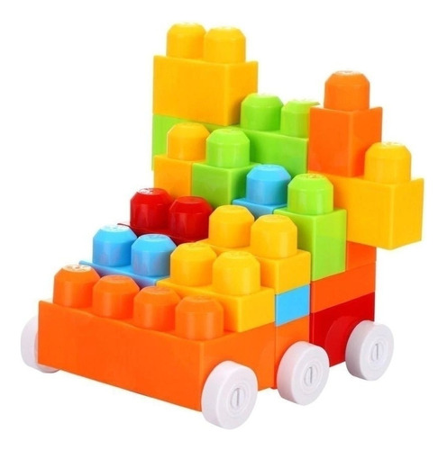 Super Blocks Duravit X 30 Piezas Con Rueditas 3 Bloques - Image 4