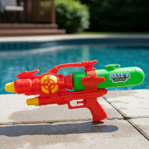Pistola De Agua Base X Splash Mediana 38cm Multicolor - Imagen 6