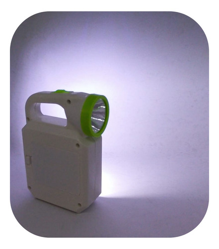 Linterna Led 2 Intensidades De Mano O Mesa Compacta Blanco Blanco - Imagen 6