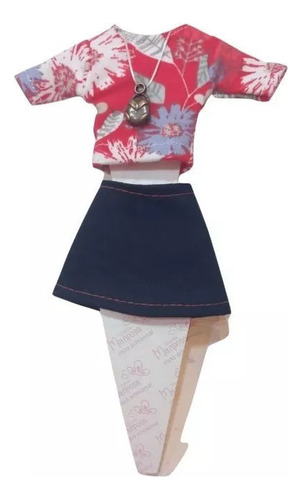 Ropa Para Muñeca De 29cm Sport Jean Remera Pollera Vestido - Imagen 20