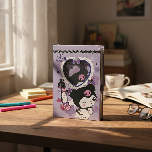 Diario Intimo Con Candado Hello Kitty O Kuromi En Caja Violeta Kuromi 25 - Image 4