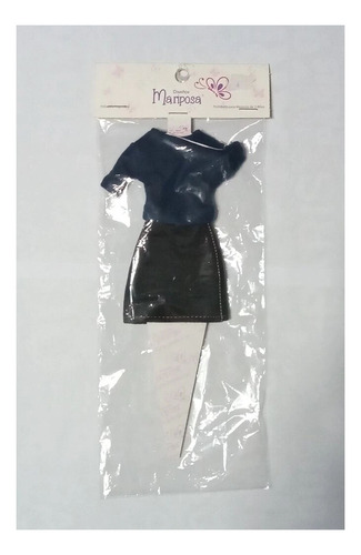 Ropa Para Muñeca De 29cm Sport Jean Remera Pollera Vestido - Imagen 23