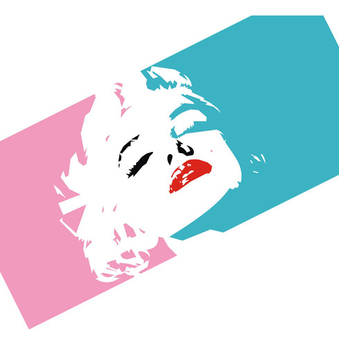 Taza Ceramica Marilyn Monroe Modelo Bicolor - Image 3