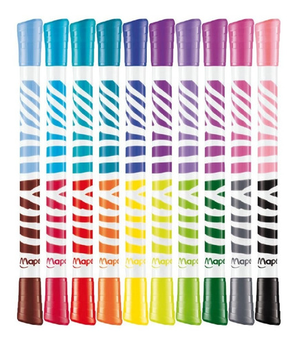 Marcadores Duo Color Peps Maped Bicolor X 10-20 - Image 3