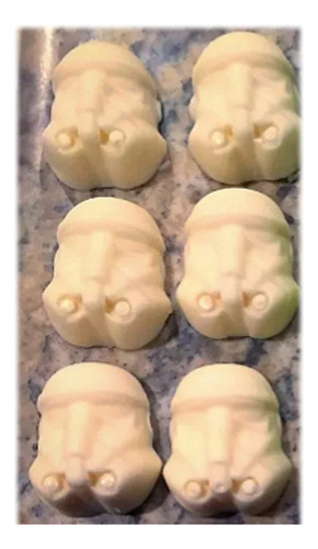 Star Wars Stormtrooper Molde Hielo Chocolate Silicona Bombon Rojo - Image 6