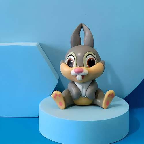 Figura Coleccionable Conejo Gris Disney Tambor De Bambi - Image 3