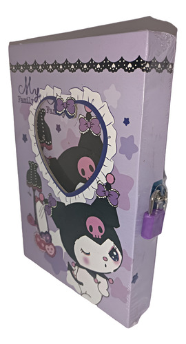 Diario Intimo Con Candado Hello Kitty O Kuromi En Caja Violeta Kuromi 25 - Image 5