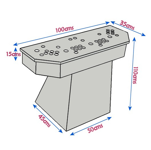 Arcade Pedestal Mame Multijuegos Mueble Queen 4 Jugadores - Imagen 3