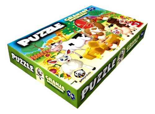 Puzzle Animales De La Granja 48 Piezas - Gato Garabato - Image 3