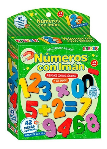 Numeros Con Iman De Goma Eva 42 Piezas Imprenta Mayuscula - Image 4