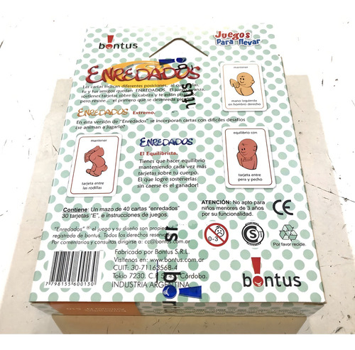 Juego De Mesa Juegos Para Llevar Cartas Enredados Bontus - Image 8